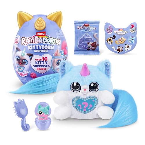 Rainbocorns 92104B, Maine Coon Kittycorn Surprise, Serie 3, Cat, Small (21.5 cm) von Rainbocorns