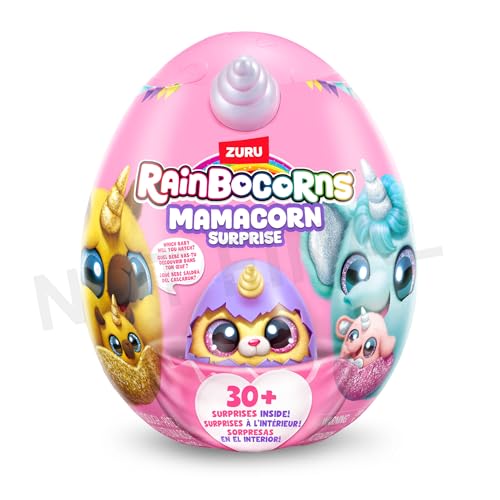 Rainbocorns Mamacorn Surprise (Trudy) von ZURU, Plüschspielzeug zum Sammeln für Mädchen ab 3 Jahren von Rainbocorns