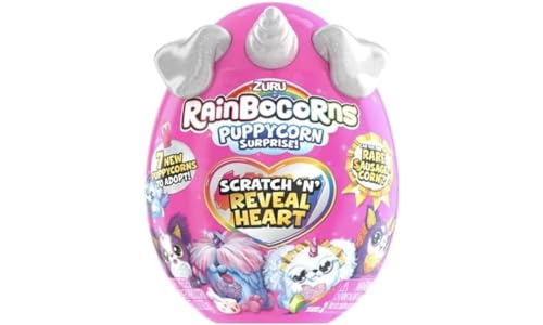 Rainbocorns Sparkle Heart Surprise Serie 4 Puppycorn Surprise, Bulldogge, Plüschtier zum Kuscheln Rainbocorns Sparkle Heart Surprise Serie 4 Puppycorn Surprise, Bulldogge, Plüschtier zum Kuscheln von Rainbocorns