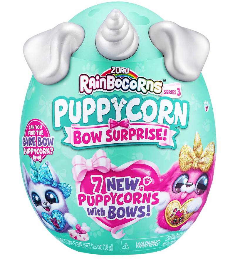 Rainbocorns Surprise - 7 Teile - 18 cm - Puppycorn Bow - Rainbocorns - One Size - Kuscheltiere Rainbocorns Surprise - 7 Teile - 18 cm - Puppycorn Bow - Rainbocorns - One Size - Kuscheltiere von Rainbocorns