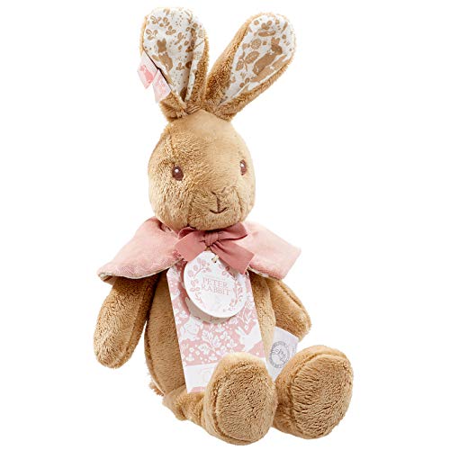 Rainbow Designs Flopsy Bunny Kuscheltier – Beatrix Potter Rabbit Kuscheltier – Superweicher Plüschteddy – Peter Rabbit Geschenk für Kleinkinder und Babys von Rainbow Designs