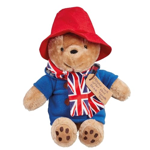 Rainbow Designs Kuscheliger Paddington Bär Plüschtier in charakteristischem Dufflecoat, Filzhut und Union Jack-Schal, bezauberndes Plüschtier für Kleinkinder für Babys und Sammler, stilvolles Rainbow Designs Kuscheliger Paddington Bär Plüschtier in charakteristischem Dufflecoat, Filzhut und Union Jack-Schal, bezauberndes Plüschtier für Kleinkinder für Babys und Sammler, stilvolles von Rainbow Designs
