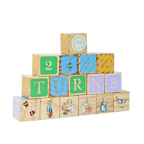 Rainbow Designs Official Peter Rabbit Wooden Building Blocks - Early Development Activity Toys for Toddlers - Beatrix Potter Stacking Bricks by Rainbow Designs Official Peter Rabbit Wooden Building Blocks - Early Development Activity Toys for Toddlers - Beatrix Potter Stacking Bricks by von Rainbow Designs