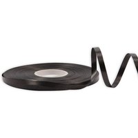 Geschenkband in schwarz satiniert aus Kunststoff, 50 Meter auf Rolle Geschenkband in schwarz satiniert aus Kunststoff, 50 Meter auf Rolle von Rainbow GmbH