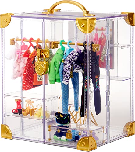 Rainbow High Deluxe Fashion Closet Spielset – 400+ modische Looks! Tragbarer transparenter Acryl-Spielzeugschrank - 31+ Artikel, Kleidung, Accessoires und Stauraum. Für Kinder von 6 bis 12 Jahren Rainbow High Deluxe Fashion Closet Spielset – 400+ modische Looks! Tragbarer transparenter Acryl-Spielzeugschrank - 31+ Artikel, Kleidung, Accessoires und Stauraum. Für Kinder von 6 bis 12 Jahren von Rainbow High