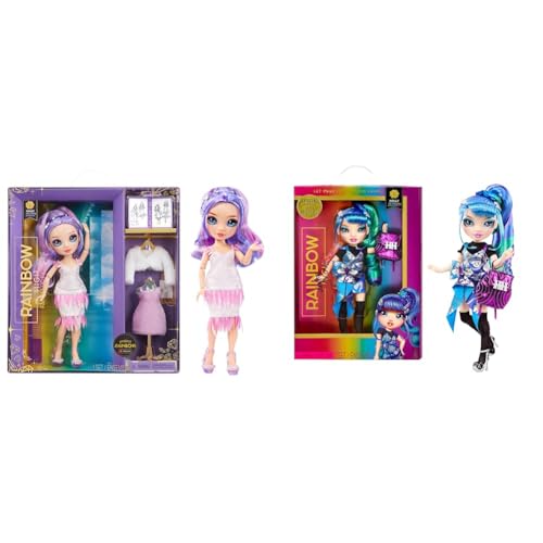 Rainbow High Fantastic Fashion Puppe - Violet Willow - Lila Modepuppe und Spielset & r High Special Edition - Holly DE-VIOUS von Rainbow High