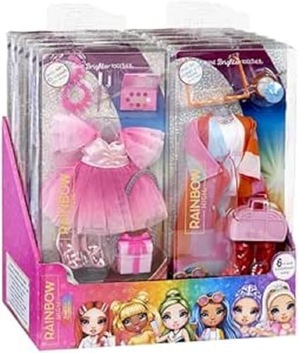 Rainbow High Fashion Pack - Überraschungsauswahl, Enthält 1 Komplettes Outfit, Schuhe, Schmuck und Spielzubehör, Mix-und-Match für Jede Menge Spaß, für Kinder ab 4 Jahren Rainbow High Fashion Pack - Überraschungsauswahl, Enthält 1 Komplettes Outfit, Schuhe, Schmuck und Spielzubehör, Mix-und-Match für Jede Menge Spaß, für Kinder ab 4 Jahren von Rainbow High