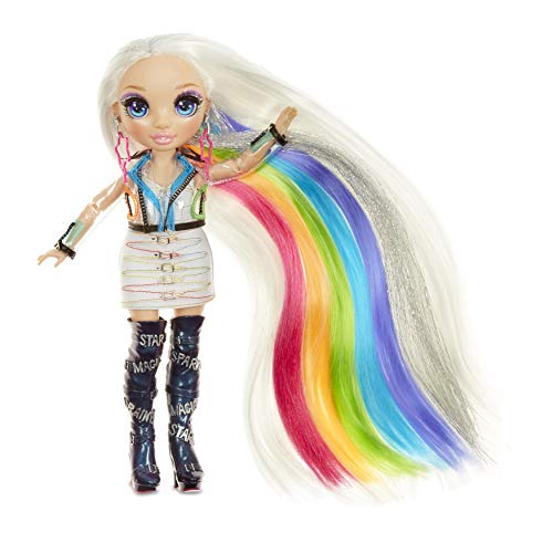 Rainbow High Haarstudio - Spielset mit exklusiver Amaya Raine Puppe mit langem Haar zum Stylen - inkl. auswaschbarer Haarkreide, Haarbürste, Accessoires - Geschenk für Kinder ab 6 Jahren von Rainbow High