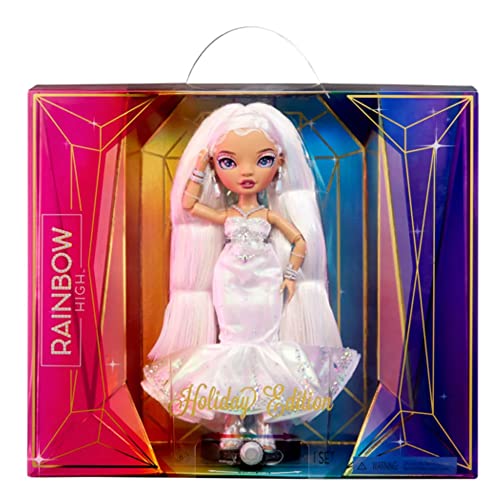 Rainbow High Holiday Editon 2022 - Modepuppe für Sammler - Roxie Grand - Mehrfarbige Haare, Schillerndes Diamantkleid und besondere Accessoires - Tolles Geschenk für Kinder ab 6 Jahren Rainbow High Holiday Editon 2022 - Modepuppe für Sammler - Roxie Grand - Mehrfarbige Haare, Schillerndes Diamantkleid und besondere Accessoires - Tolles Geschenk für Kinder ab 6 Jahren von Rainbow High