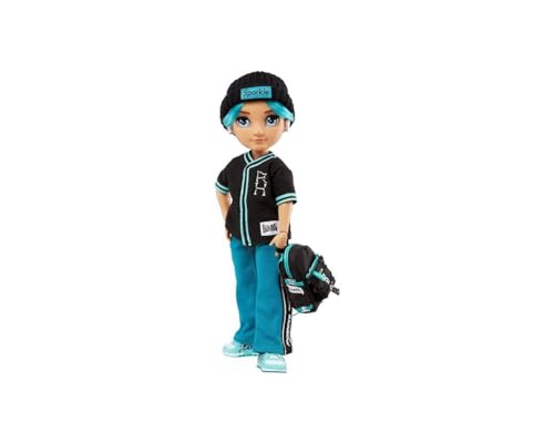 Rainbow High Junior High – RIVER KENDALL – 23 cm große Regenbogen-Modepuppe mit Outfit & Accessoires – Inklusive Stoffrucksack zum Öffnen und Schließen – Geschenk & Sammlerstück für Kinder ab 6 Jahren Rainbow High Junior High – RIVER KENDALL – 23 cm große Regenbogen-Modepuppe mit Outfit & Accessoires – Inklusive Stoffrucksack zum Öffnen und Schließen – Geschenk & Sammlerstück für Kinder ab 6 Jahren von Rainbow High