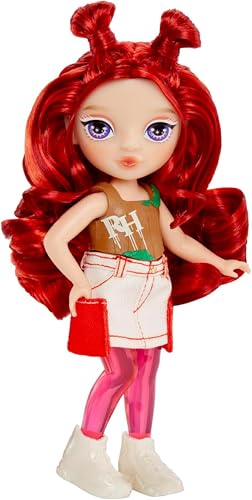 Rainbow High Littles Rainbow Fantasy Fairies & Pet - Apple, Rot - 14 cm Kleine, Bewegliche Puppe & Fantasie-Hirsch mit Austauschbaren Feenflügeln, Süßes Geschenk für Kinder ab 4 Rainbow High Littles Rainbow Fantasy Fairies & Pet - Apple, Rot - 14 cm Kleine, Bewegliche Puppe & Fantasie-Hirsch mit Austauschbaren Feenflügeln, Süßes Geschenk für Kinder ab 4 von Rainbow High