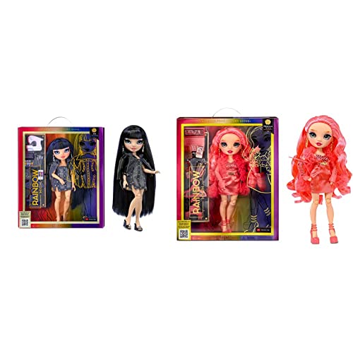 Rainbow High Modepuppe – Kim Nguyen - Blaue Puppe – Modisches Outfit & 10+ Bunte Spiel-Accessoires & Modepuppe – Priscilla Perez - Pinke Puppe – Modisches Outfit & 10+ farbenfrohe Spiel-Accessoires Rainbow High Modepuppe – Kim Nguyen - Blaue Puppe – Modisches Outfit & 10+ Bunte Spiel-Accessoires & Modepuppe – Priscilla Perez - Pinke Puppe – Modisches Outfit & 10+ farbenfrohe Spiel-Accessoires von Rainbow High