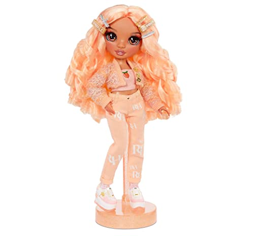 Rainbow High Modepuppe - Mit 2 Outfits zum Kombinieren und Puppen-Accessoires - Tolles Geschenk für Kinder im Alter von 6-12 Jahren, Georgia Bloom - Peach (Orange) von Rainbow High