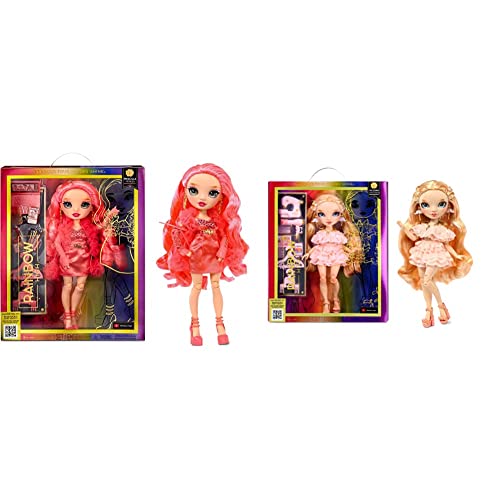 Rainbow High Modepuppe – Priscilla Perez - Pinke Puppe & Modepuppe – Victoria Whitman - Hellrosa Puppe mit Sommersprossen - Modisches Outfit & 10+ Bunte Spiel-Accessoires Rainbow High Modepuppe – Priscilla Perez - Pinke Puppe & Modepuppe – Victoria Whitman - Hellrosa Puppe mit Sommersprossen - Modisches Outfit & 10+ Bunte Spiel-Accessoires von Rainbow High