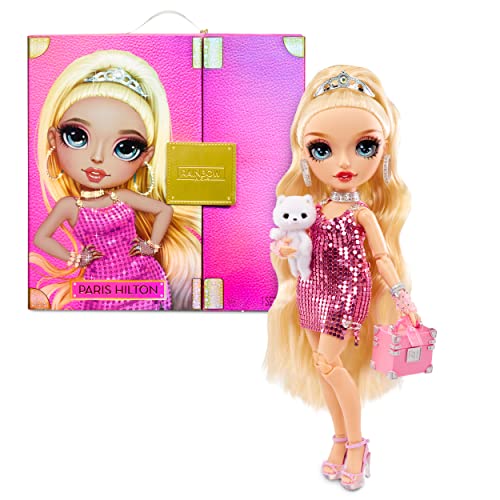 Rainbow High Premium Edition Modepuppe - Paris Hilton - 11"/27,94cm Sammlerpuppe mit blondem Haar, 2 wunderschönen Outfits zum Kombinieren, Accessoires - Für Kinder und Sammler ab 6 Jahren von Rainbow High