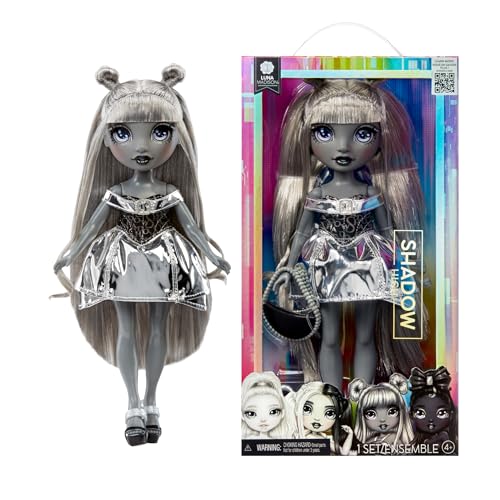Rainbow High Shadow High Luna Madison - 28 cm Modepuppe in Grauschattierungen, Graues Haar, Metallic-Graues Outfit, Stylische Handtasche, Süßes Geschenk für Kinder von 4-10 Jahren Rainbow High Shadow High Luna Madison - 28 cm Modepuppe in Grauschattierungen, Graues Haar, Metallic-Graues Outfit, Stylische Handtasche, Süßes Geschenk für Kinder von 4-10 Jahren von Rainbow High