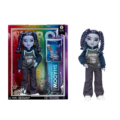 Rainbow High Shadow High Serie 3 - Oliver Ocean - Blaue Modepuppe - Junge - Modisches Outfit und mehr als 10 Bunte Spielaccessoires - Ideal für Kinder von 4-12 Jahren und Sammler von Rainbow High