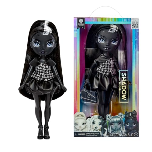 Rainbow High Shadow High Shanelle Onyx - 28 cm Modepuppe in Grauschattierungen, Schwarzes Haar und Outfit, Stylische Handtasche, Süßes Geschenk für Kinder von 4-10 Jahren Rainbow High Shadow High Shanelle Onyx - 28 cm Modepuppe in Grauschattierungen, Schwarzes Haar und Outfit, Stylische Handtasche, Süßes Geschenk für Kinder von 4-10 Jahren von Rainbow High