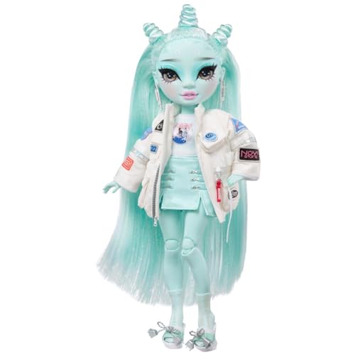 SHADOW HIGH Rainbow High Zooey Electra - Hellgrüne Modepuppe mit modischem Outfit und mehr als 10 bunten Spielaccessoires - Ideal für Sammler und Kinder von 4-12 Jahren von Rainbow High