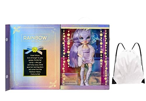 Rainbow Vision Kostüm Ball Rainbow High Puppe – Mode Sammler Puppe – 27,9 cm (Violette Weide), RHVCB2022 von Rainbow High