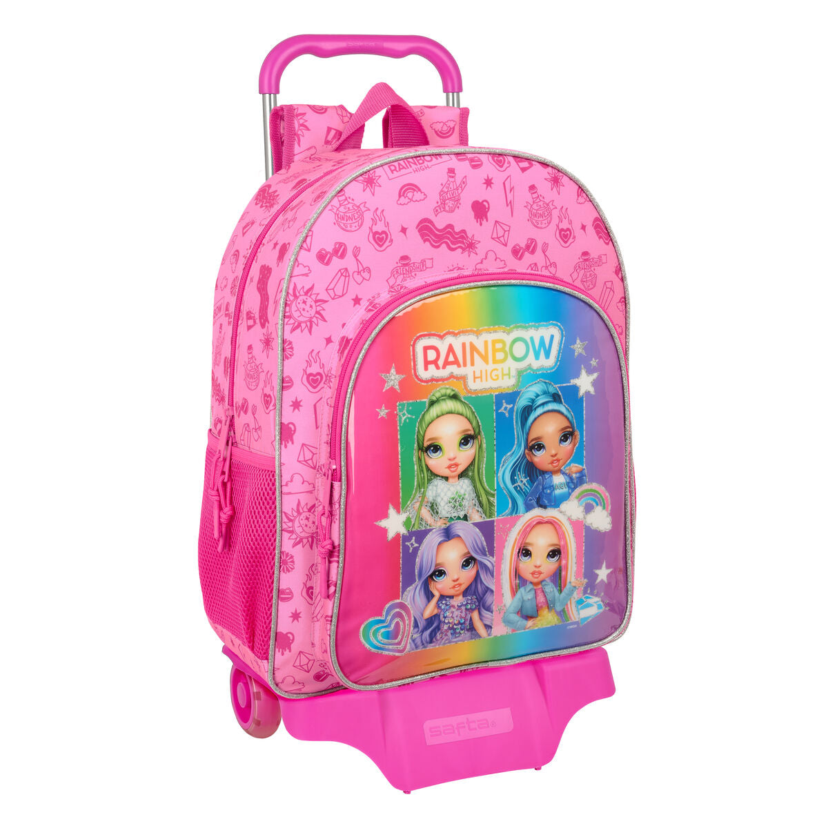 Schulrucksack mit Rädern Rainbow High Shine Bunt 33 x 42 x 14 cm Schulrucksack mit Rädern Rainbow High Shine Bunt 33 x 42 x 14 cm von Rainbow High