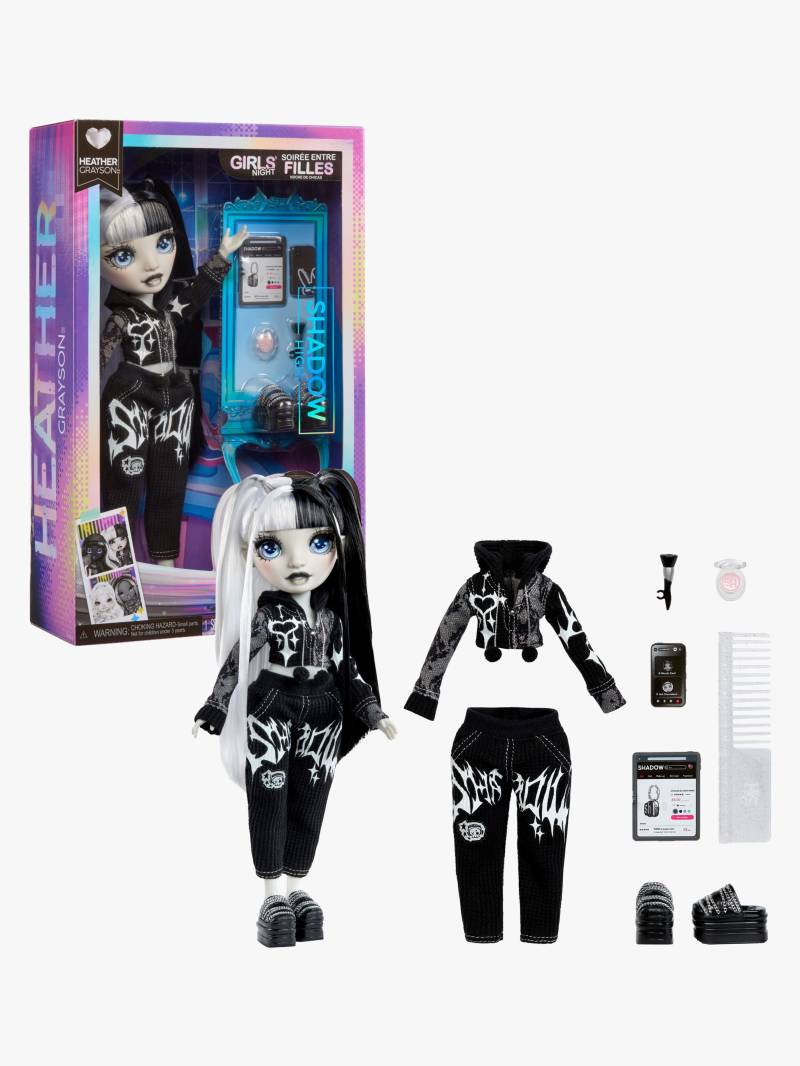 Shadow High Modepuppe Girls Night Heather, Grau von Rainbow High
