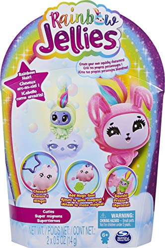 Rainbow Jellies 2er-Pack, zum Selbermachen Ihrer eigenen Squishy-Charaktere (Stil kann variieren), für Kinder ab 6 Jahren. von Rainbow Jellies