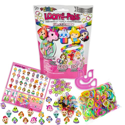 Rainbow Loom Bandai Collectibles Serie Schmuck Bastelpakete | Loom Bands Armband Maker Kit für Jungen und Mädchen | Machen Sie Zubehör mit Charms, Gummi, Loomi-Pals Fee Rainbow Loom Bandai Collectibles Serie Schmuck Bastelpakete | Loom Bands Armband Maker Kit für Jungen und Mädchen | Machen Sie Zubehör mit Charms, Gummi, Loomi-Pals Fee von Rainbow Loom