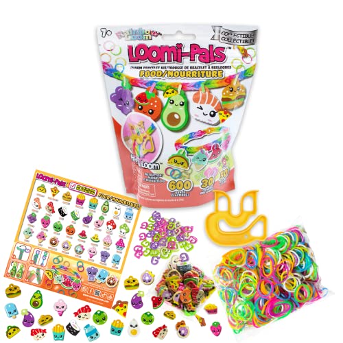Rainbow Loom Bandai Loomi-Pals Sammlerstücke, Schmuckhersteller für Lebensmittel, Bastelarbeiten, Loom-Bänder, Armbandhersteller-Set für Jungen und Mädchen, Zubehör mit Loom-Band-Anhängern Rainbow Loom Bandai Loomi-Pals Sammlerstücke, Schmuckhersteller für Lebensmittel, Bastelarbeiten, Loom-Bänder, Armbandhersteller-Set für Jungen und Mädchen, Zubehör mit Loom-Band-Anhängern von Rainbow Loom