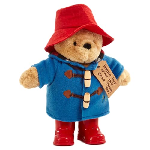 Rainbow Paddington Bear with Boots & Embroidered Jacket Medium, red (PA1489) von Rainbow Designs