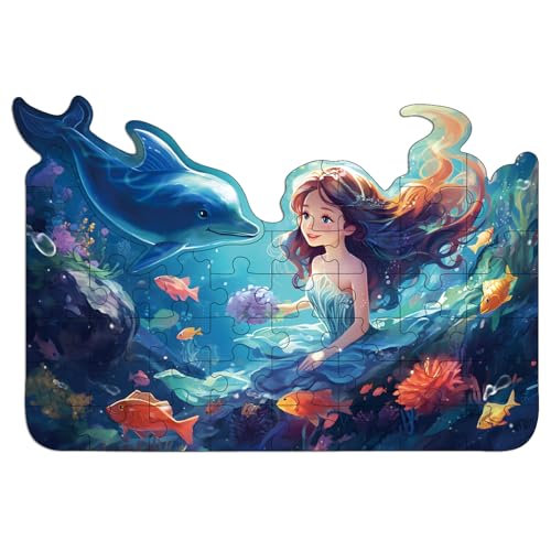 Kinderpuzzle,47 Teile Puzzle Kinder-The Little Mermaid-Rahmenpuzzle,Rainllon Puzzle Kinder,Puzzle ab 3 4 5 6,Puzzle ab 3 4 5 6 Jahre Mädchen für Spiele ab 2 Jahre,Kindergeburtstag Geschenke Mädchen Kinderpuzzle,47 Teile Puzzle Kinder-The Little Mermaid-Rahmenpuzzle,Rainllon Puzzle Kinder,Puzzle ab 3 4 5 6,Puzzle ab 3 4 5 6 Jahre Mädchen für Spiele ab 2 Jahre,Kindergeburtstag Geschenke Mädchen von Rainllon