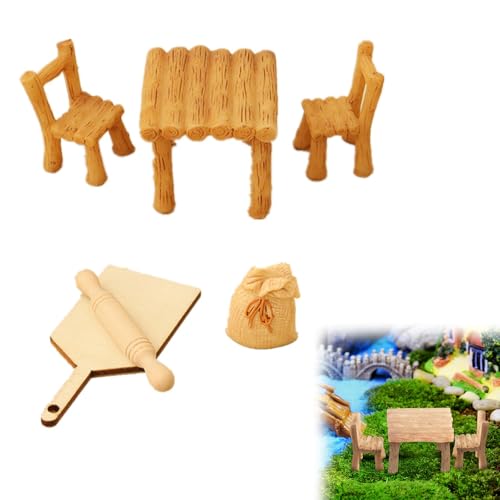Miniatur Backen Set,Wichtel Zubehör Weihnachten,Miniatur Wichtel Zubehör,Zubehör Mini Wichtel Zubehör Backen,Küche Möbel Wichtel Zubehör,Wichtel Tisch und Stühle für Weihnachten Miniatur Deko,6PC Miniatur Backen Set,Wichtel Zubehör Weihnachten,Miniatur Wichtel Zubehör,Zubehör Mini Wichtel Zubehör Backen,Küche Möbel Wichtel Zubehör,Wichtel Tisch und Stühle für Weihnachten Miniatur Deko,6PC von Rakiuty