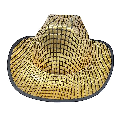 Ralondbey Cowgirl-Hut, ultra-blinkender Cowboyhut, verspiegelt, Discokugel für Musikfestivals, glitzernd, verspiegelt, Cowboyhut, vielseitig einsetzbar Ralondbey Cowgirl-Hut, ultra-blinkender Cowboyhut, verspiegelt, Discokugel für Musikfestivals, glitzernd, verspiegelt, Cowboyhut, vielseitig einsetzbar von Ralondbey