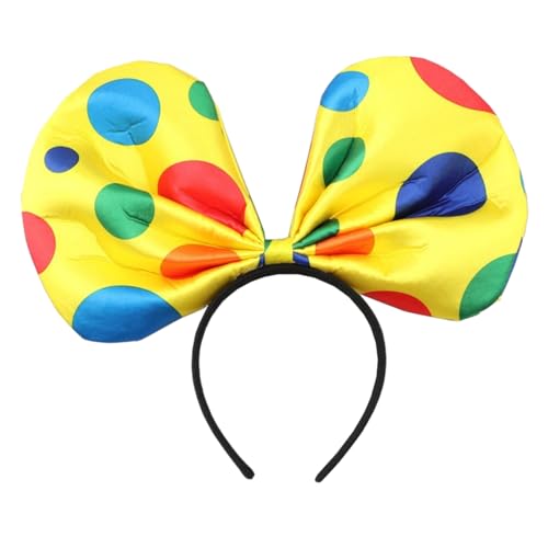 Ralondbey Haarreif mit Punkten, Clown-Haarband für Erwachsene und Kinder, Cosplay, Party, Kostüm, Rollenspiel, Clown-Kopfschmuck, Halloween-Kostüm, Zubehör, Haarschmuck für Damen und Mädchen Ralondbey Haarreif mit Punkten, Clown-Haarband für Erwachsene und Kinder, Cosplay, Party, Kostüm, Rollenspiel, Clown-Kopfschmuck, Halloween-Kostüm, Zubehör, Haarschmuck für Damen und Mädchen von Ralondbey