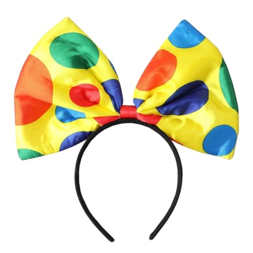 Ralondbey Haarreif mit Punkten, Clown-Haarband für Erwachsene und Kinder, Cosplay, Party, Kostüm, Rollenspiel, Clown-Kopfschmuck, Halloween-Kostüm, Zubehör, Haarschmuck für Damen und Mädchen Ralondbey Haarreif mit Punkten, Clown-Haarband für Erwachsene und Kinder, Cosplay, Party, Kostüm, Rollenspiel, Clown-Kopfschmuck, Halloween-Kostüm, Zubehör, Haarschmuck für Damen und Mädchen von Ralondbey