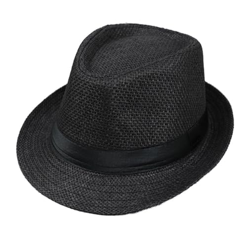 Ralondbey Handgewebter Trilby-Hut für Herren, Camping, lässig, Versammlungen, Outdoor, Sonnenfest, Derby-Hut, Sommer, Frühlingshut für Herren Ralondbey Handgewebter Trilby-Hut für Herren, Camping, lässig, Versammlungen, Outdoor, Sonnenfest, Derby-Hut, Sommer, Frühlingshut für Herren von Ralondbey
