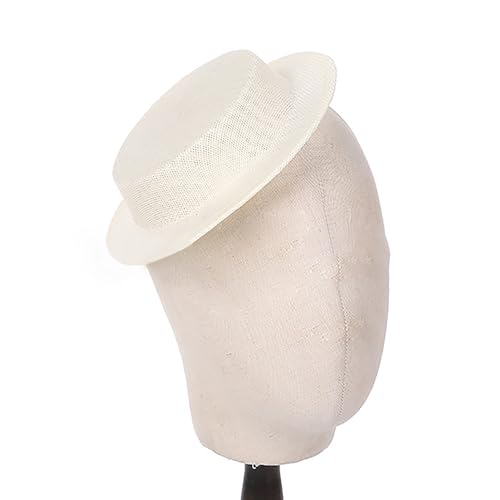 Ralondbey Hut Cosplay Französischer Fascinator Pillbox Hut Basis Sitzstange für Cocktailparty Ralondbey Hut Cosplay Französischer Fascinator Pillbox Hut Basis Sitzstange für Cocktailparty von Ralondbey