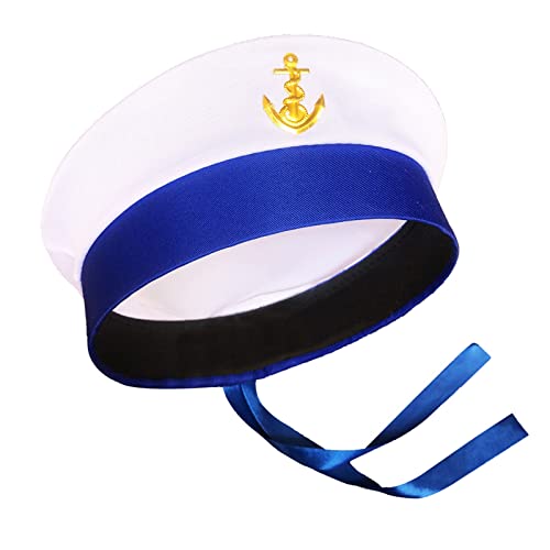 Ralondbey Hut Matrosenhut Yacht Kapitän Hut Matrosenmütze Marine Hut Kostüm Zubehör Ralondbey Hut Matrosenhut Yacht Kapitän Hut Matrosenmütze Marine Hut Kostüm Zubehör von Ralondbey