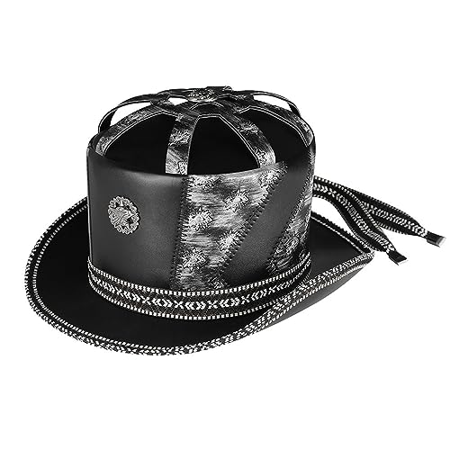 Ralondbey Hut Steampunk Ritter Hut für Männer Frauen Geprägter viktorianischer Hut Unisex Kostüm Flat Top Hut Gothic Hippies Cap Bühnenrequisiten Hut Ralondbey Hut Steampunk Ritter Hut für Männer Frauen Geprägter viktorianischer Hut Unisex Kostüm Flat Top Hut Gothic Hippies Cap Bühnenrequisiten Hut von Ralondbey