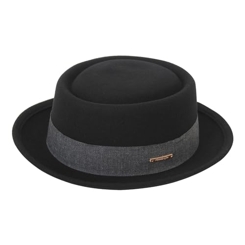 Ralondbey Hut Vintage Fedora Hut für Damen Herren mit Rollbesatz Panama Hut Magier Cap Wollfilz Hut Cosplay Kostüm 1920er Jahre Party Hut Ralondbey Hut Vintage Fedora Hut für Damen Herren mit Rollbesatz Panama Hut Magier Cap Wollfilz Hut Cosplay Kostüm 1920er Jahre Party Hut von Ralondbey