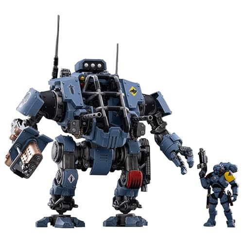 Rambly JOYTOY 1/18 Mecha und Soldatenfiguren Modell, Space Wolves Battle Pack Invictor-Kriegsanzug, Mobile und Verschiedene Formen von Soldatenfiguren, handgefertigte Modell-Display-Sammlung, von Rambly