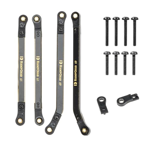RampCrab High Clearance 4 Glieder-Set für SCX24 Riegel, Messingglieder-Set, nur hinten, 4 Stück, schwarz RampCrab High Clearance 4 Glieder-Set für SCX24 Riegel, Messingglieder-Set, nur hinten, 4 Stück, schwarz von RampCrab