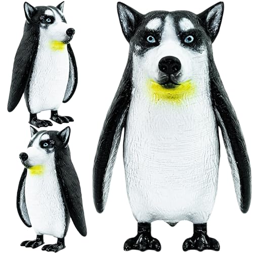 Randimals Pinguin & Husky Figur Tierspielzeug - P-Dawg Pinguin & Hund Hybridfigur Realistisches Tierspielzeug - Robuster & einzigartiger Hundepinguin Dekorative Tierfiguren - Miniatur-Tierfiguren Randimals Pinguin & Husky Figur Tierspielzeug - P-Dawg Pinguin & Hund Hybridfigur Realistisches Tierspielzeug - Robuster & einzigartiger Hundepinguin Dekorative Tierfiguren - Miniatur-Tierfiguren von Randimals