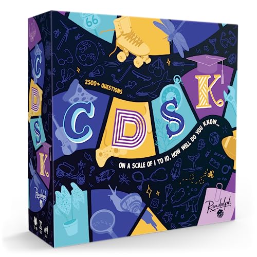 Randolph CDSK Trivia-Party- und Teamspiel, ab 14 Jahren, 2 bis 16 Spieler, 45 Minuten Randolph CDSK Trivia-Party- und Teamspiel, ab 14 Jahren, 2 bis 16 Spieler, 45 Minuten von Randolph