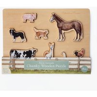 Farm Animals Chunky Wooden Puzzle Farm Animals Chunky Wooden Puzzle von Random House N.Y.