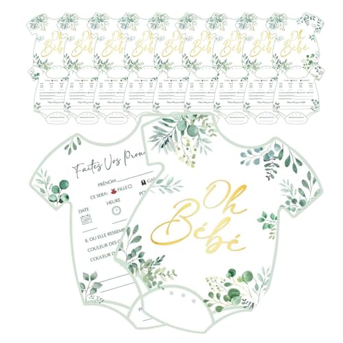Ranley Baby Vorhersagekarten - Babys Vorhersagen Karte Für Eltern In SPE - Geschlechtsneutrales Set Mit Witzigen Sprüchen Für Junge Mädchen Familienfeier Gästebeteiligung Ranley Baby Vorhersagekarten - Babys Vorhersagen Karte Für Eltern In SPE - Geschlechtsneutrales Set Mit Witzigen Sprüchen Für Junge Mädchen Familienfeier Gästebeteiligung von Ranley