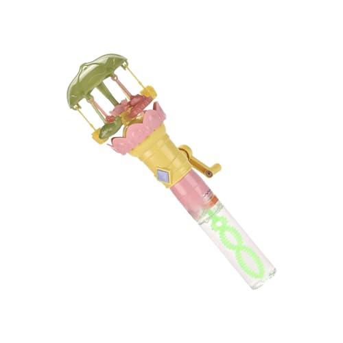 Ranley Kinder Seifenblasenstab,Manueller Leuchtender Bläser - Tragbarer Interaktiver Bubble Maker für Kinder – Spaß bei Gartenpartys, Geburtstagen, Ostern, Weihnachten & Halloween von Ranley