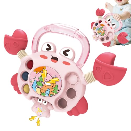 Ranley Krabbenspielzeug,Krabbenspielzeug für Babys,6-in-1-Krabben-Sensorspielzeug für Kinder - Pädagogische Aktivitäten für Vorschulkinder, interaktives sensorisches Kinderspielzeug für frühes Lernen, Ranley Krabbenspielzeug,Krabbenspielzeug für Babys,6-in-1-Krabben-Sensorspielzeug für Kinder - Pädagogische Aktivitäten für Vorschulkinder, interaktives sensorisches Kinderspielzeug für frühes Lernen, von Ranley