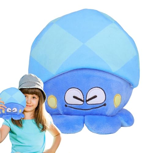 Ranley Octopus Stoffed Animal, Stofftocopus Plüsch - 6,3 Zoll entzückende weiche Puppe,Animal Doll Kissen komfortable kuschelige Plüsch entzückendes Tintenfleischspielzeug für Heimspielsofa Urlaub von Ranley