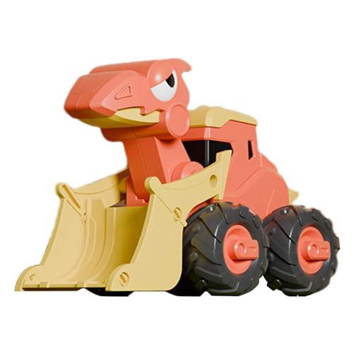 Ranley Press Dinosaurierspielzeug,Dinosaurierauto für Kleinkinder - Realistisches Dinosaurierspielzeug mit Push & Pull-Aktion - Lustiges Dinosaurier-Spielzeugauto, interessant, verhindert das Umkippen von Ranley